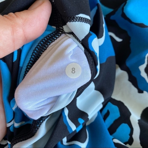 Lululemon Wunder Under Full Length Pant High Rise Sz 8 Boom Bloom Beach Blanket - Picture 9 of 11